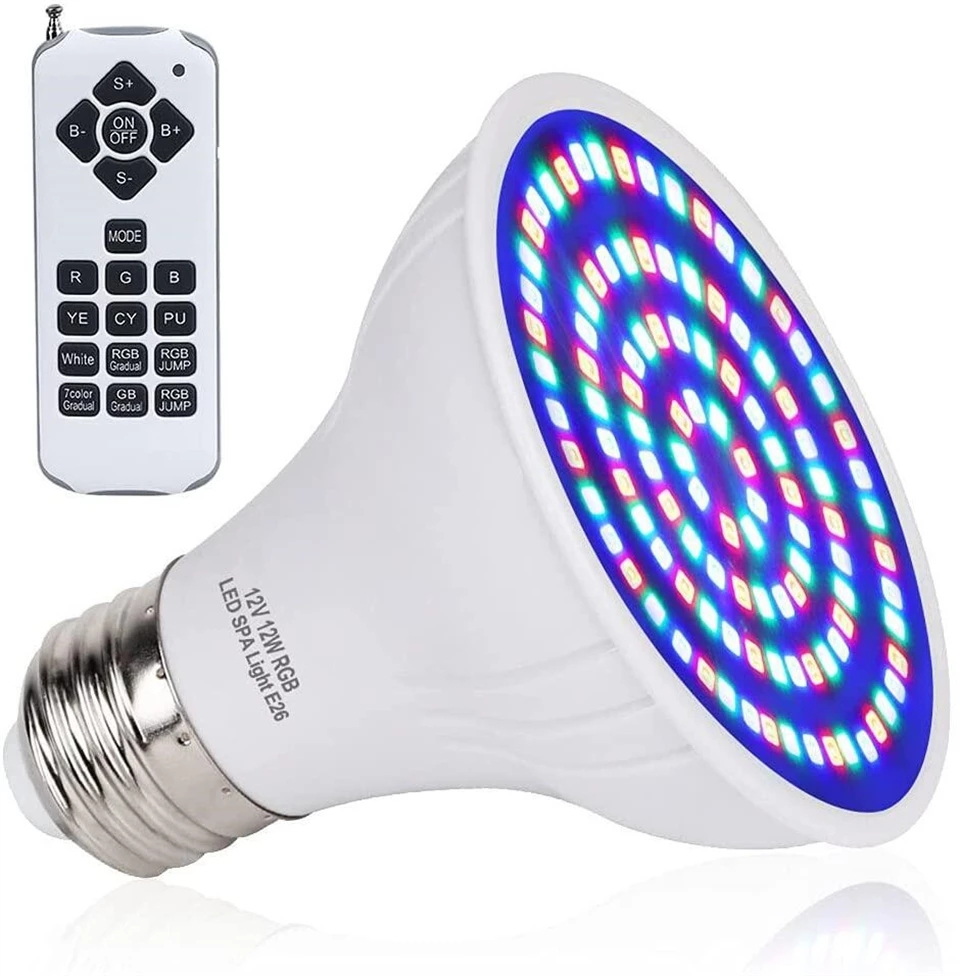 RGB LED Zwembad Licht E27 E26  - Xy Spa & Wellness recensie en prijs